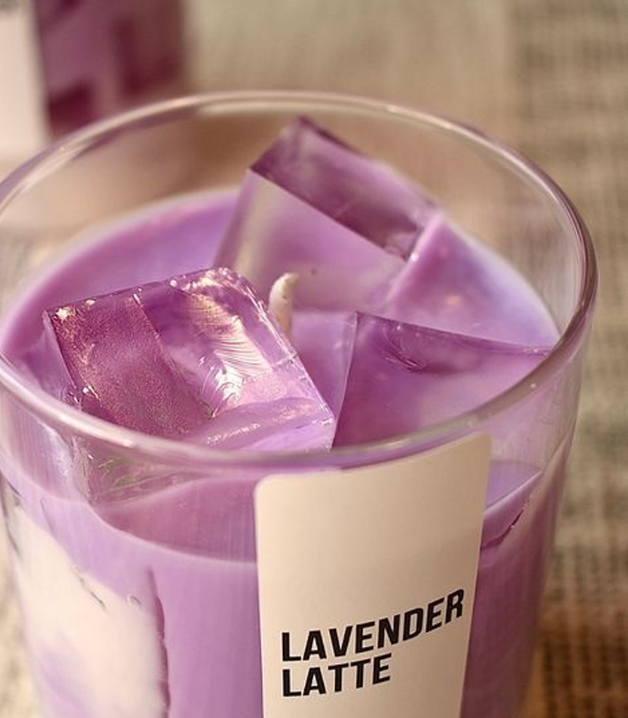 Iced Lavender Latte Scented Candle