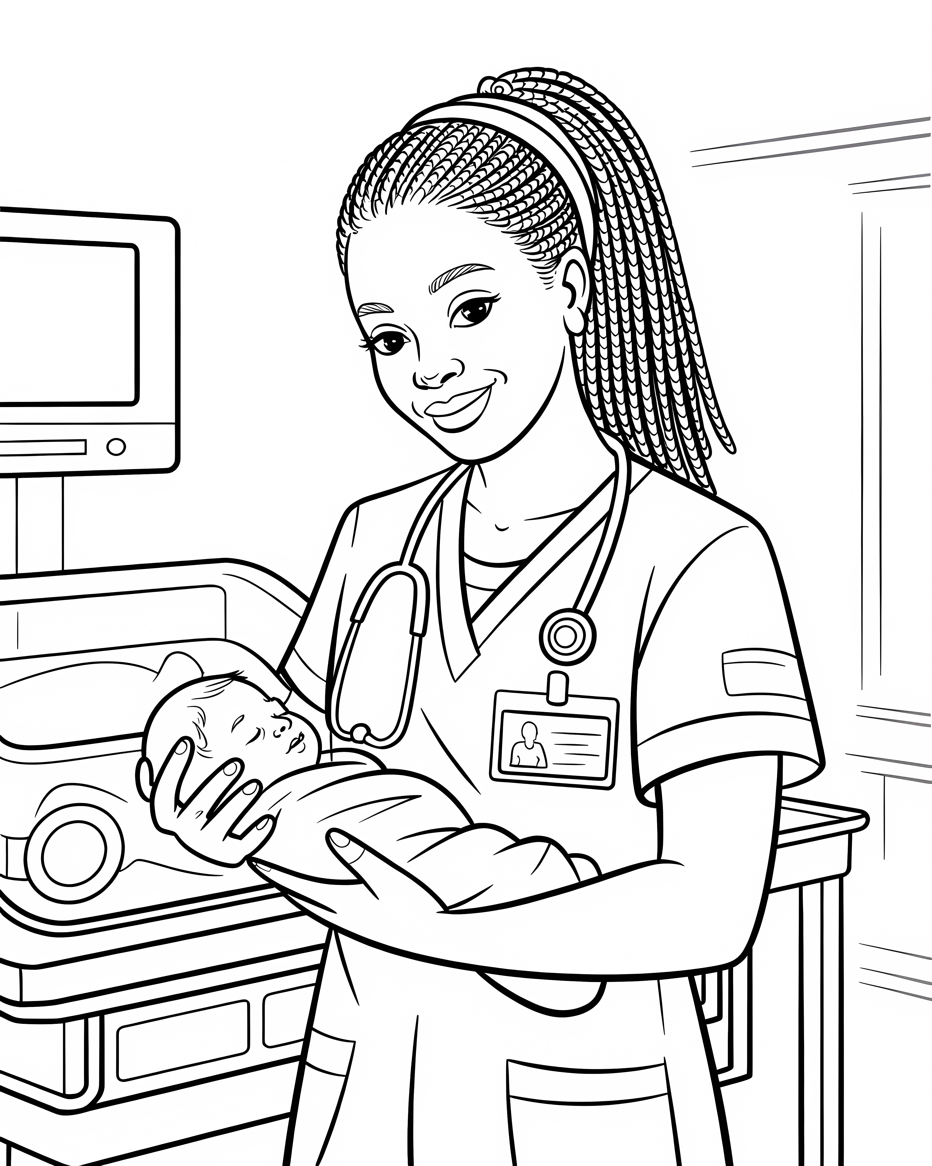 Newborn Care – NICU Nurse with Infant 