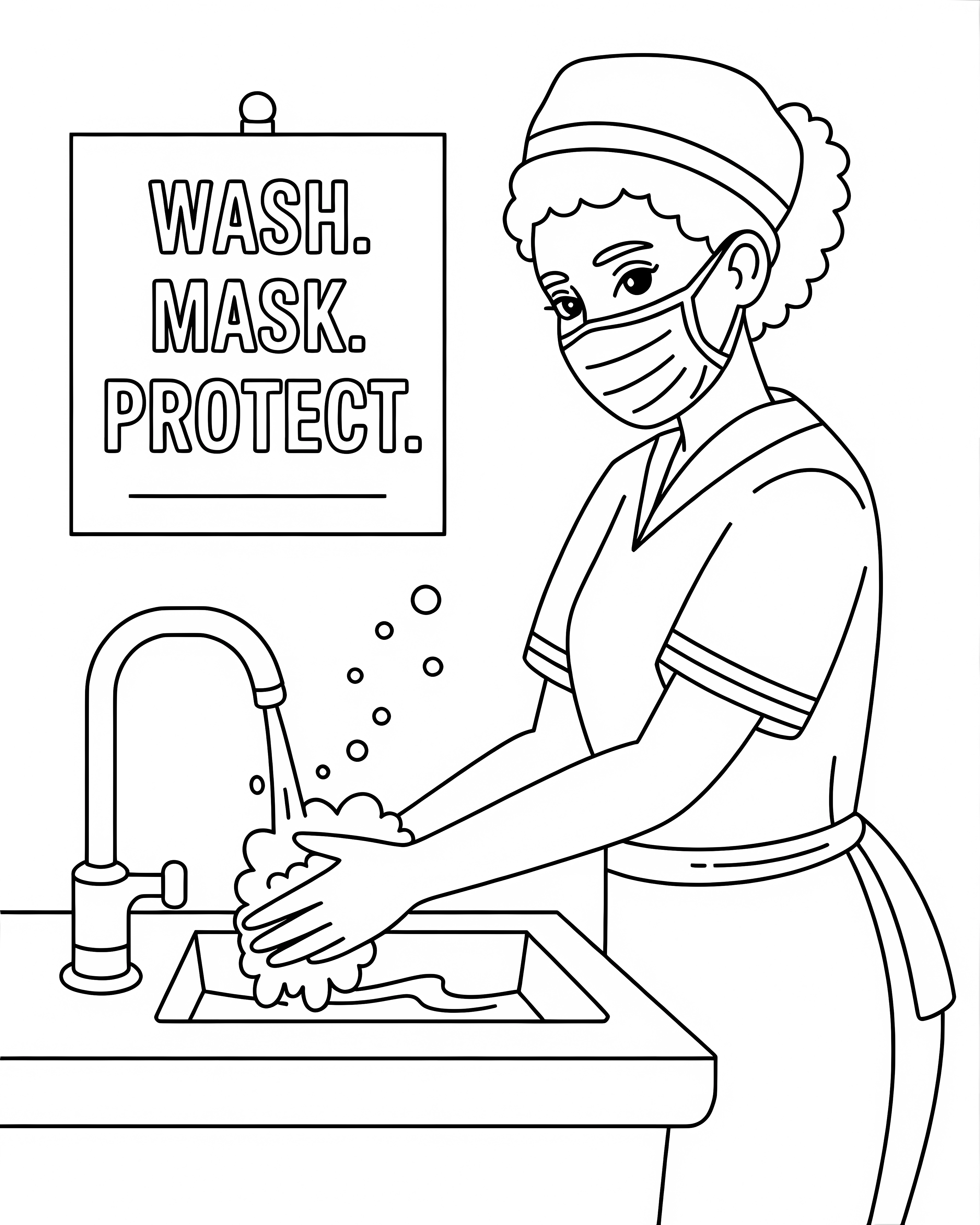 Protect & Prevent – Modern Nurse Handwashing 