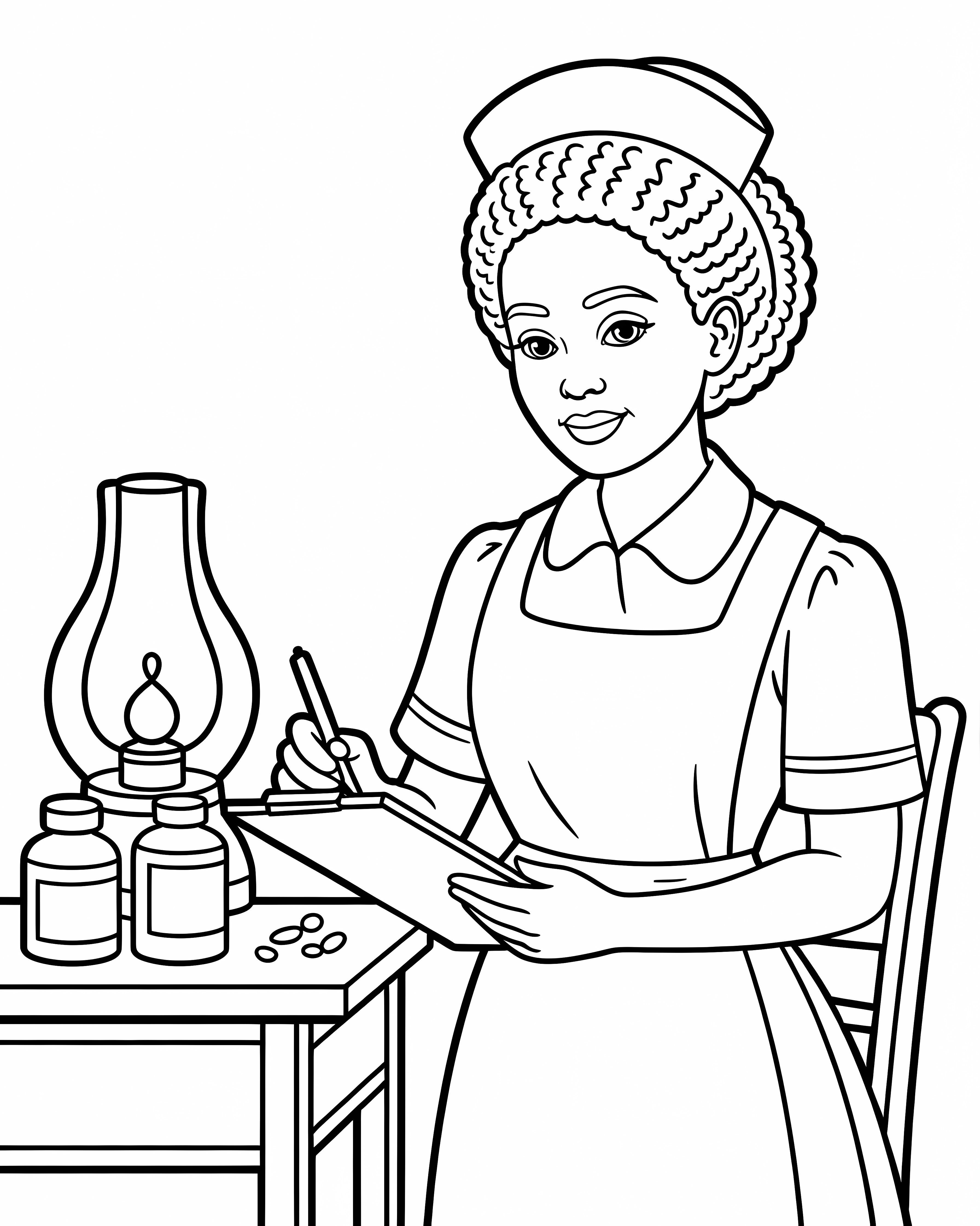 Night Shift Notes – Early 1900s Nurse