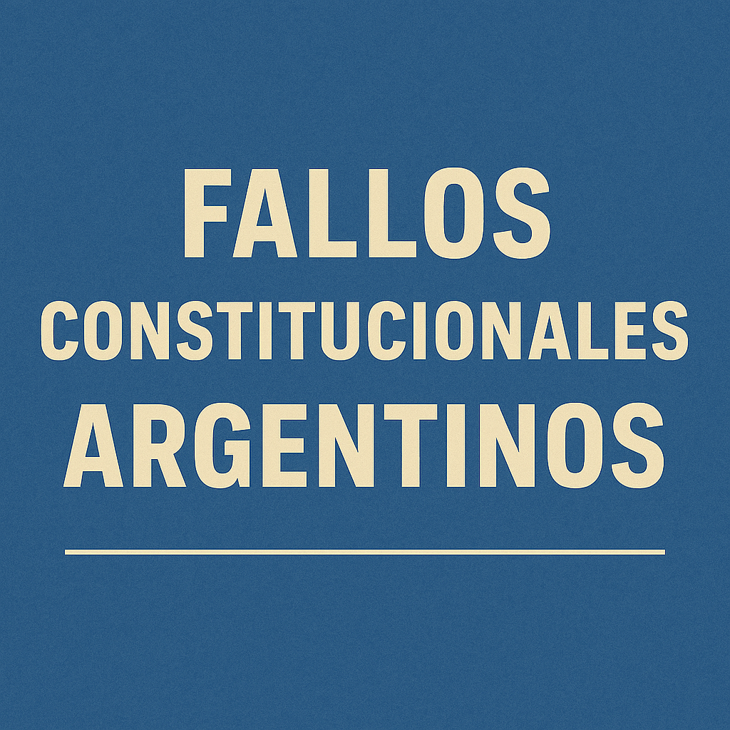 Resumen y Explicación de Fallos Constitucionales Argentinos