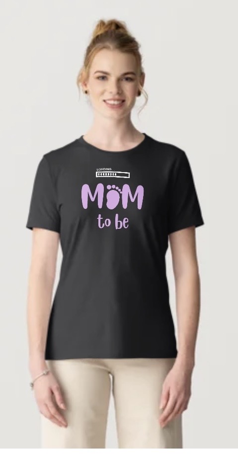 Mom To Be Paw Print T-Shirt 