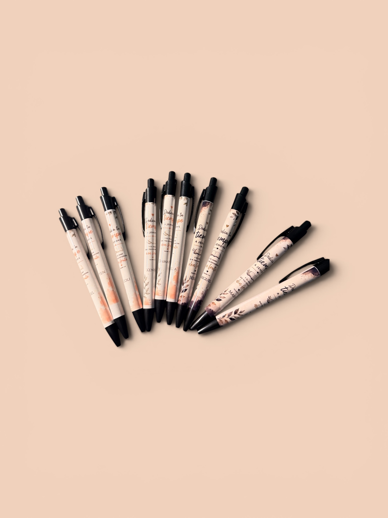 Black Ink Ballpoint Pens personalized 