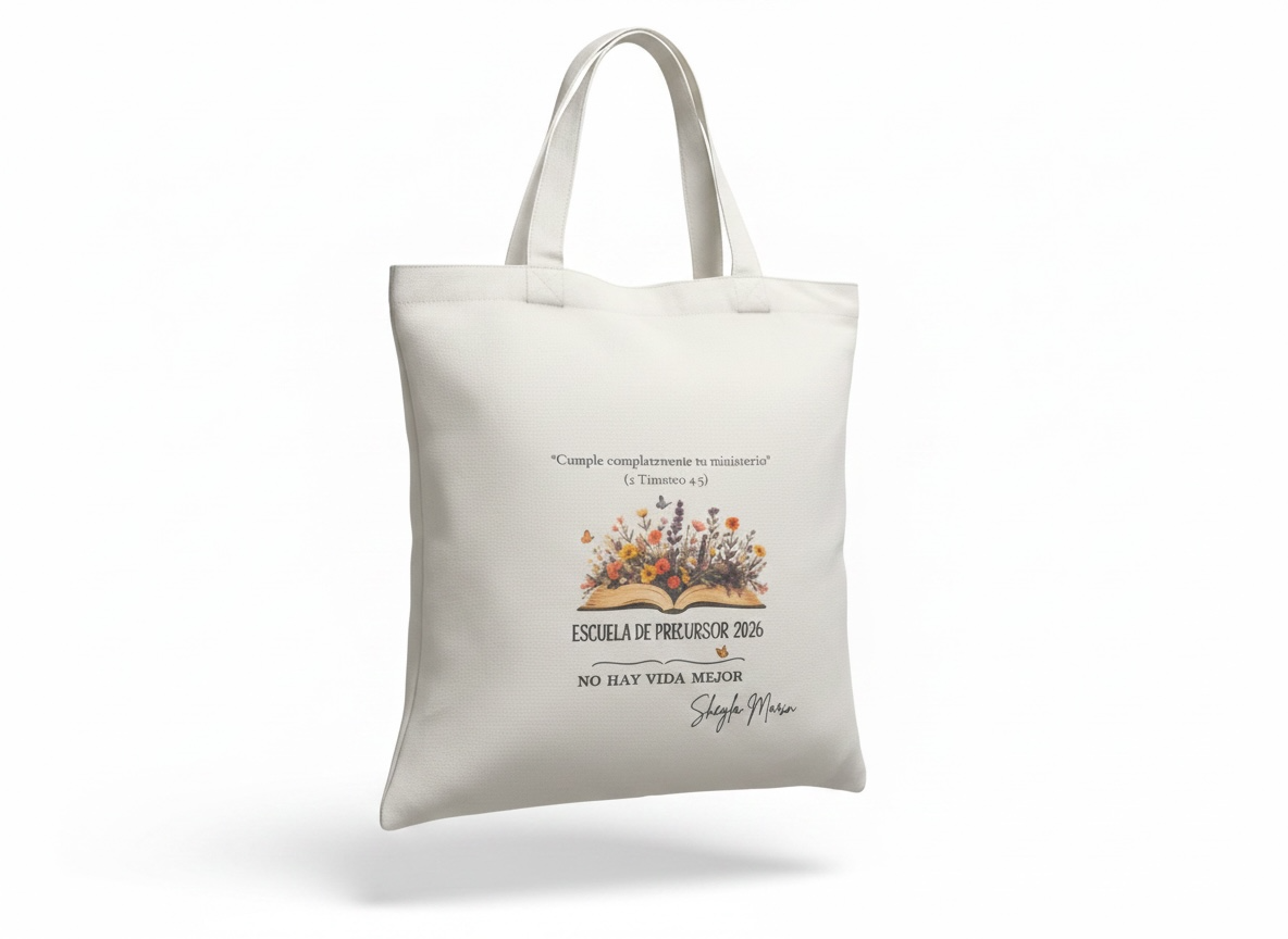 Personalized Inspirational Quote Tote Bag