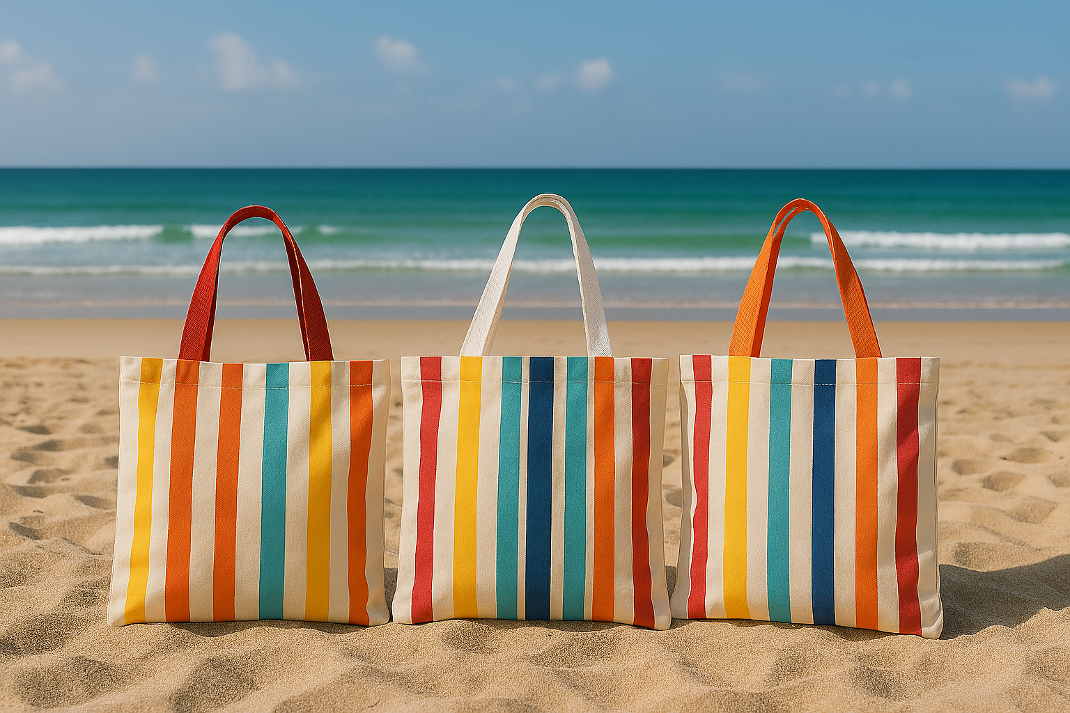 Sac cabas multicolore