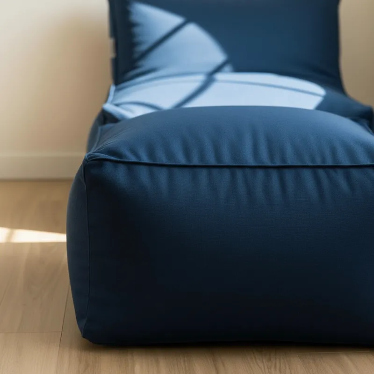 Sofá Puff Zena  80 Cm C/ Apoio de Pés Impermeável Outdoor