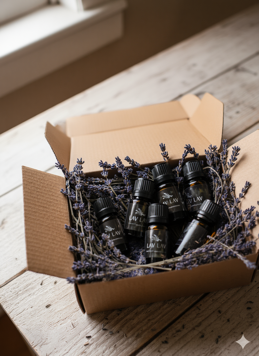 Olejek lawendowy 6szt.