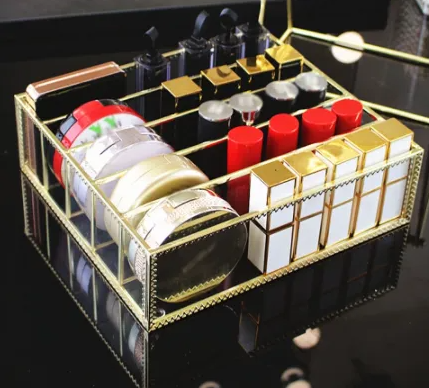 The Lixe™ – Luxe Glazen Beauty Organizer