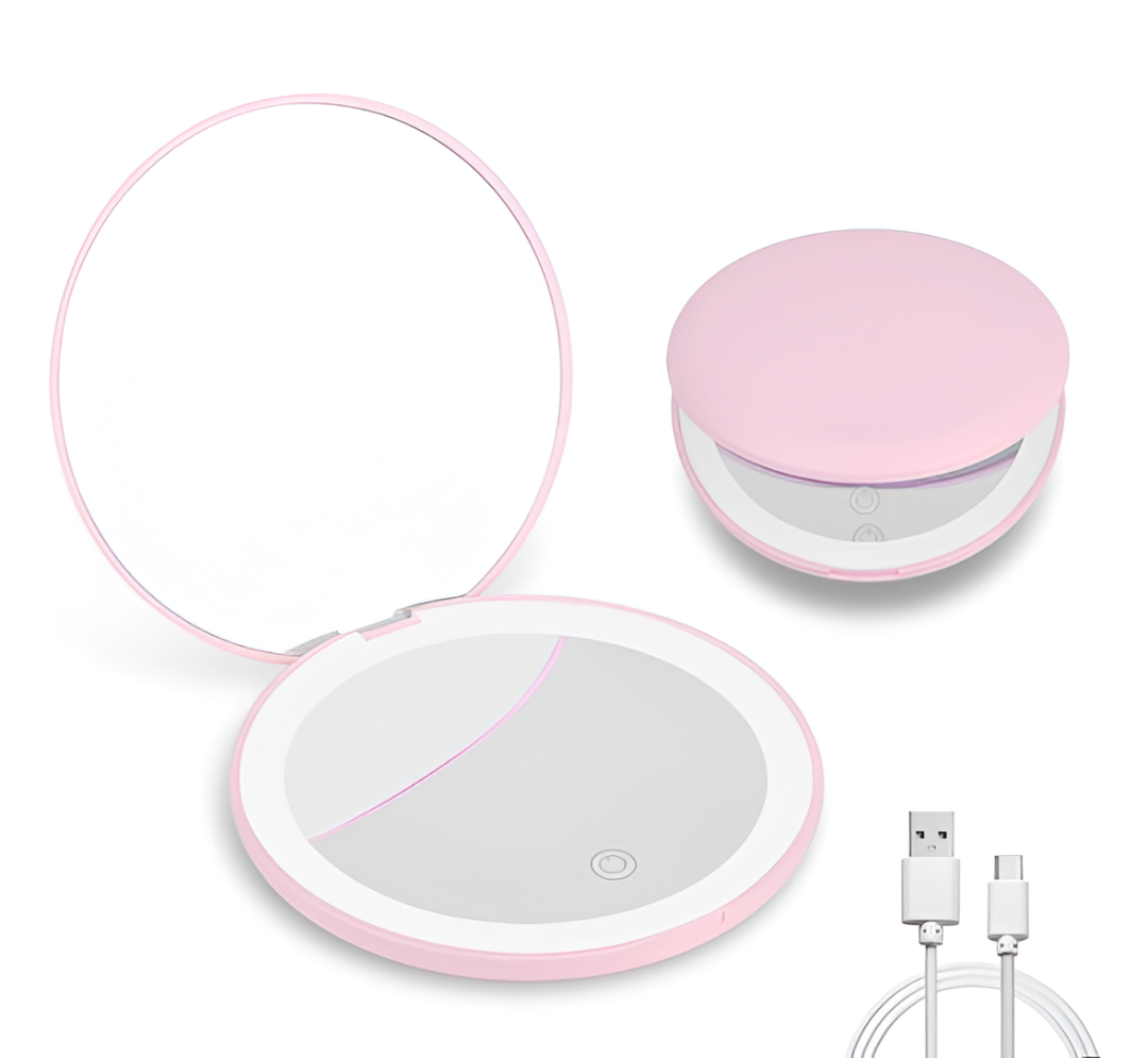 The Lixe™ – Compacte LED Reisspiegel