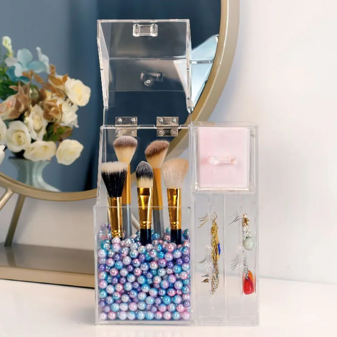 The Lixe™ – Transparante Make-up Organizer met Deksel