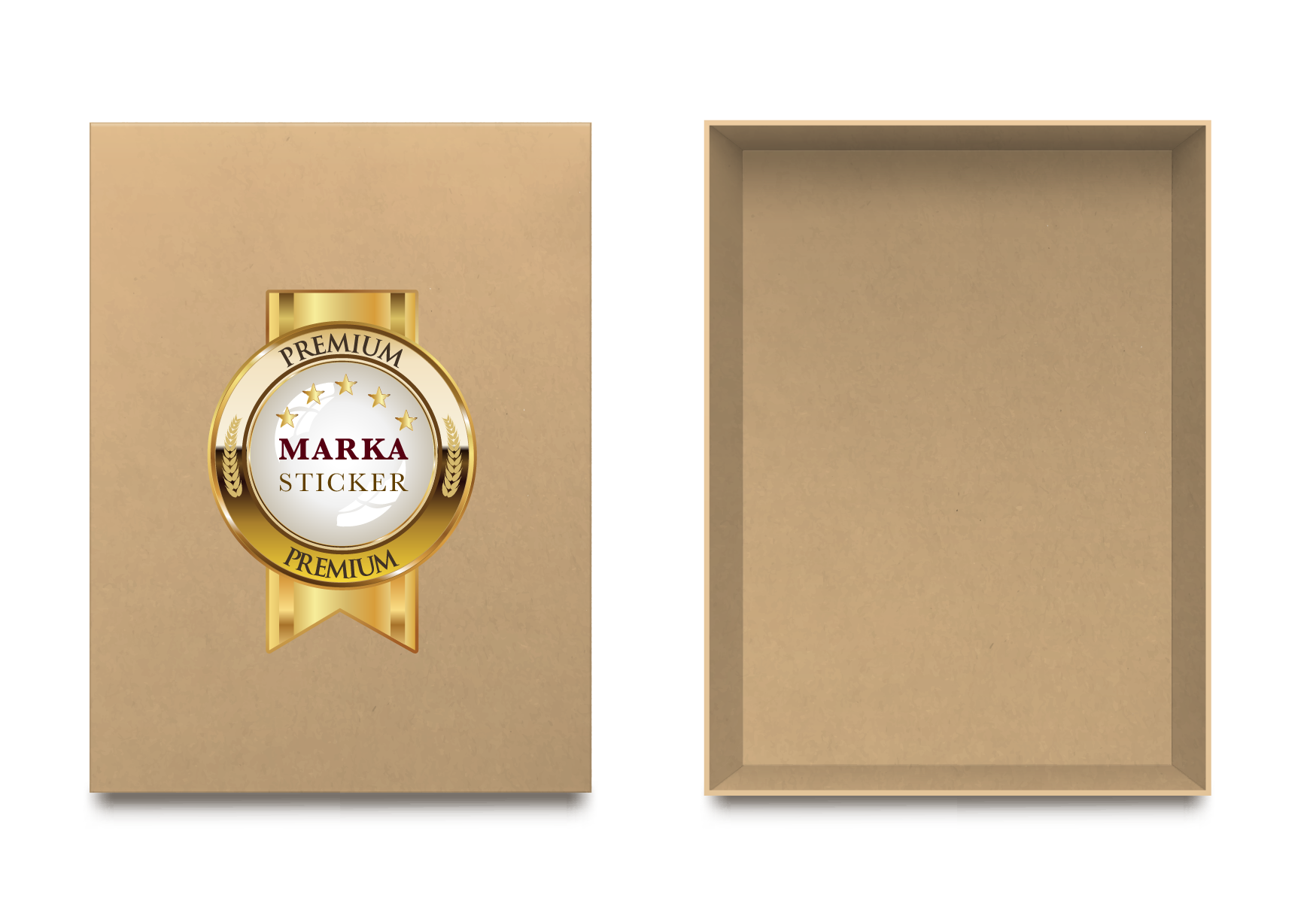 Altın Yaldız Özel Kesim Sticker