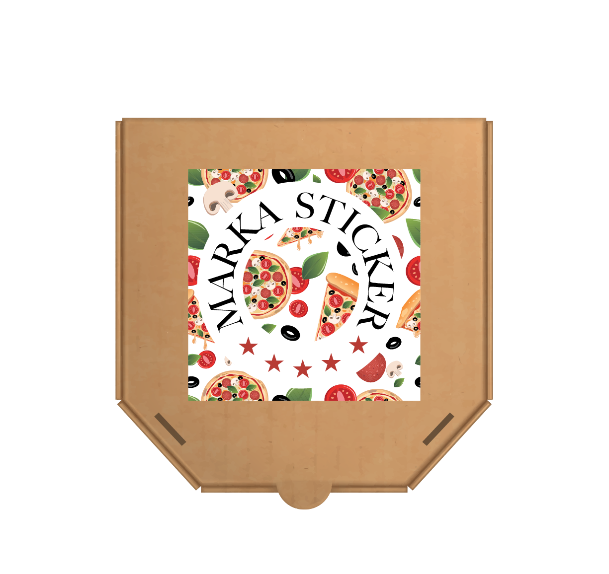 Kare Pizza Sticker 18 cm