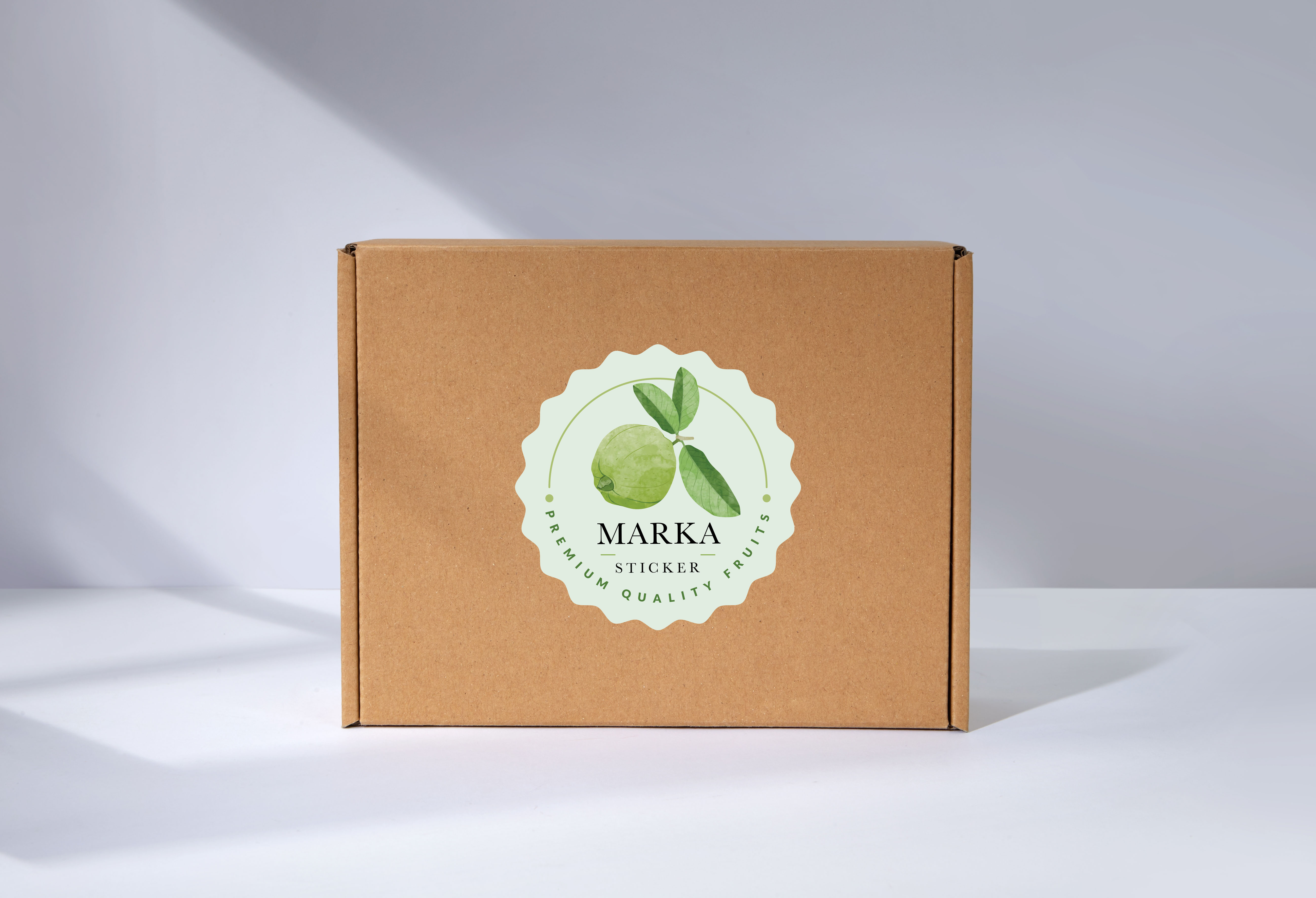 Yuvarlak Kutu Sticker