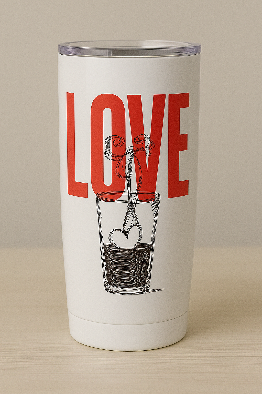 LOVE Art Tumbler