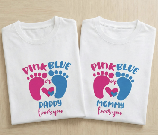 Pink or Blue Parent T-Shirt 
