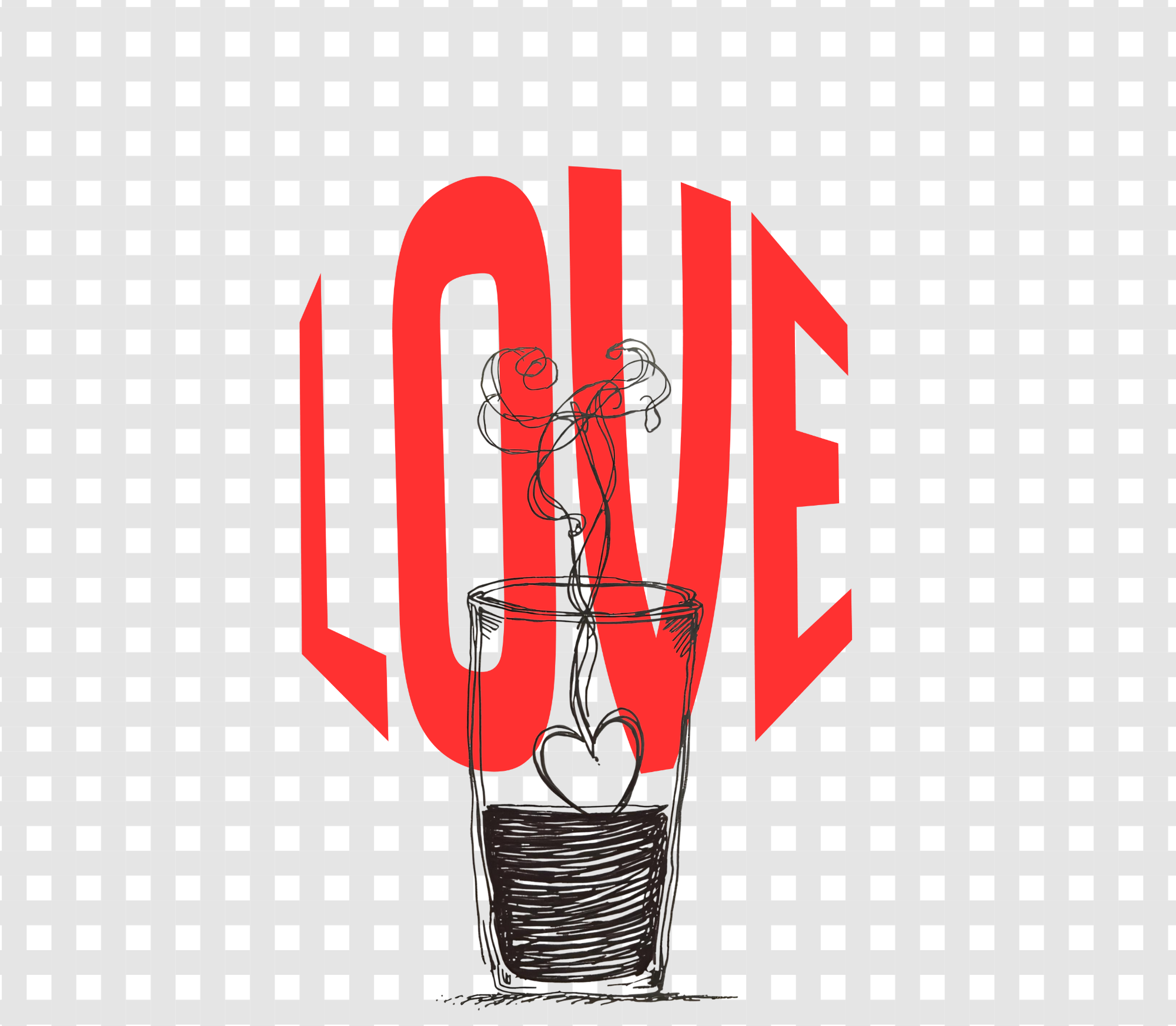 LOVE Art Tumbler