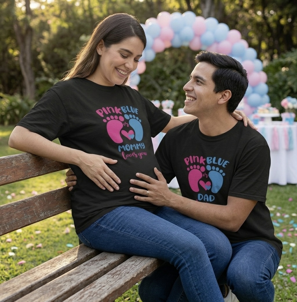 Pink or Blue Parent T-Shirt 