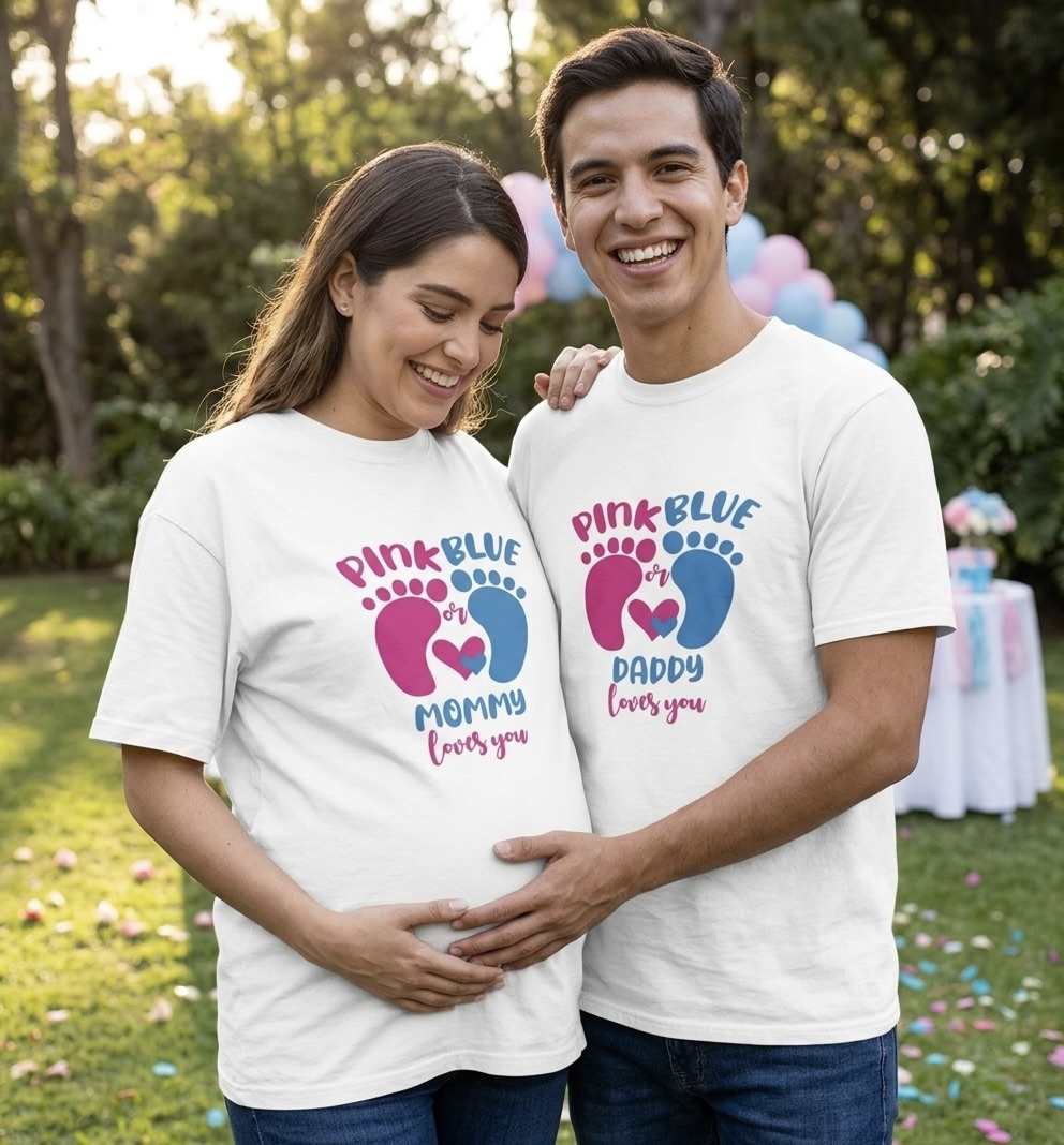 Pink or Blue Parent T-Shirt 