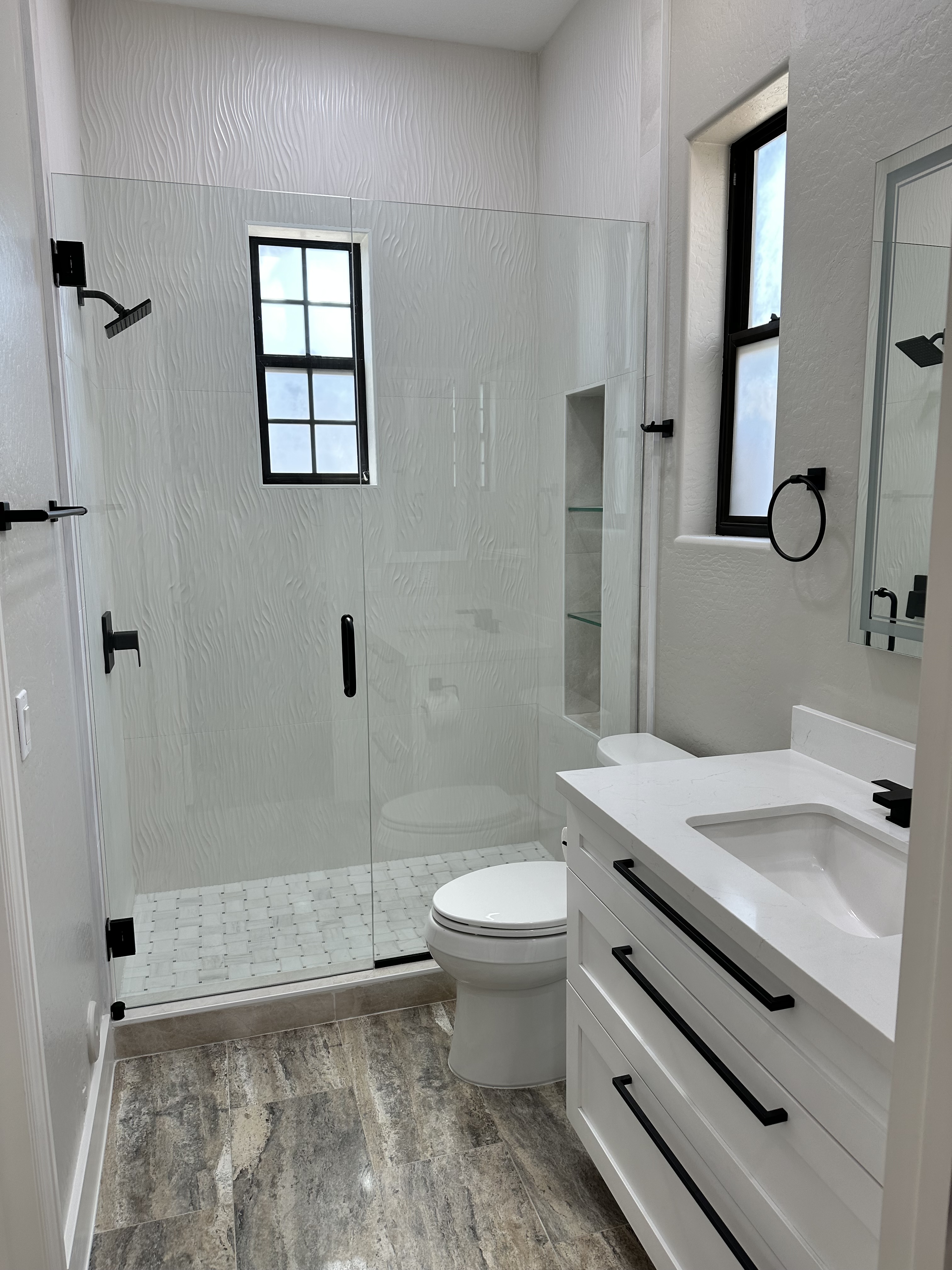 Modern Glass Shower Enclosure