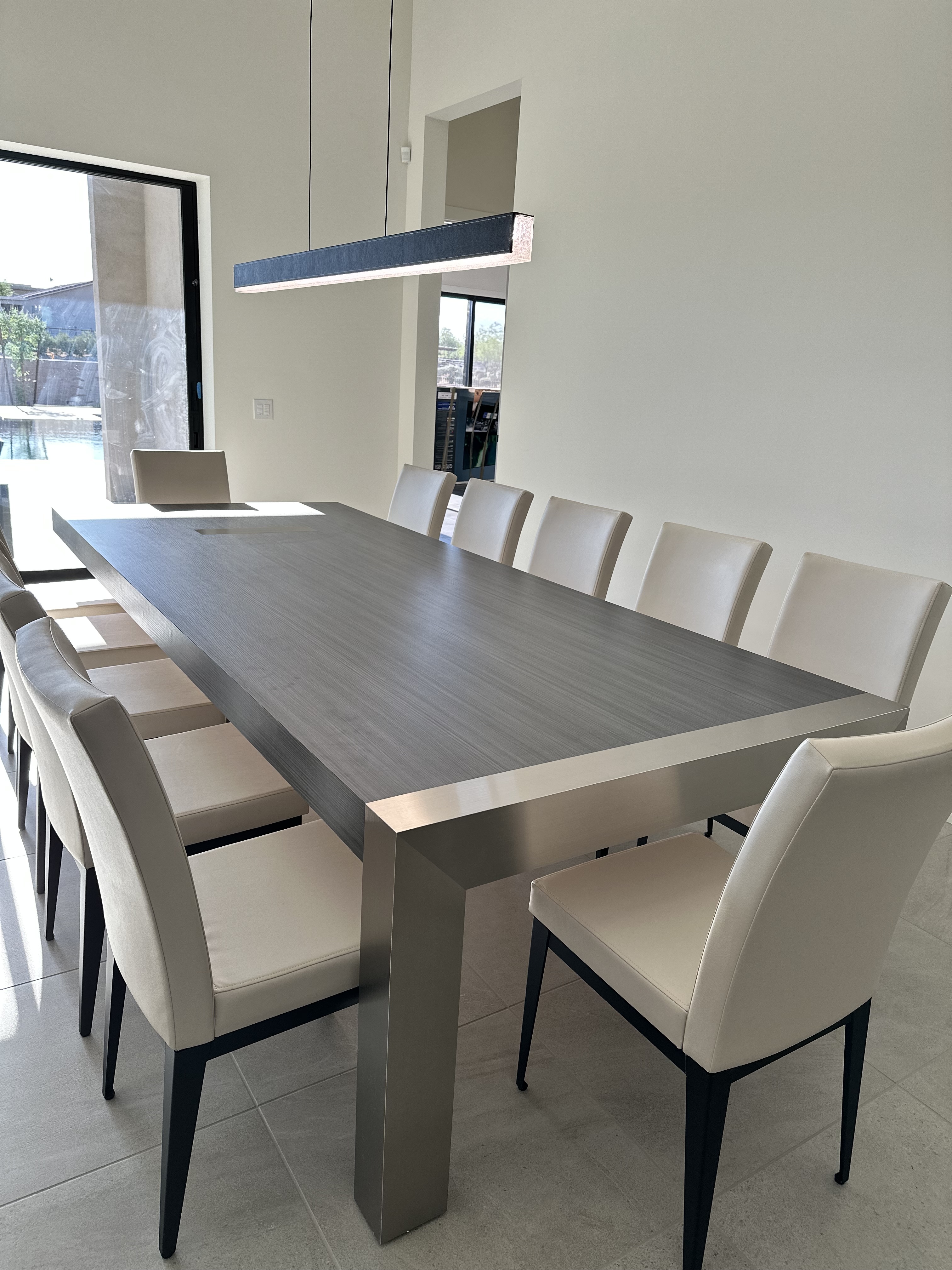 Modern squaew Dining Table 