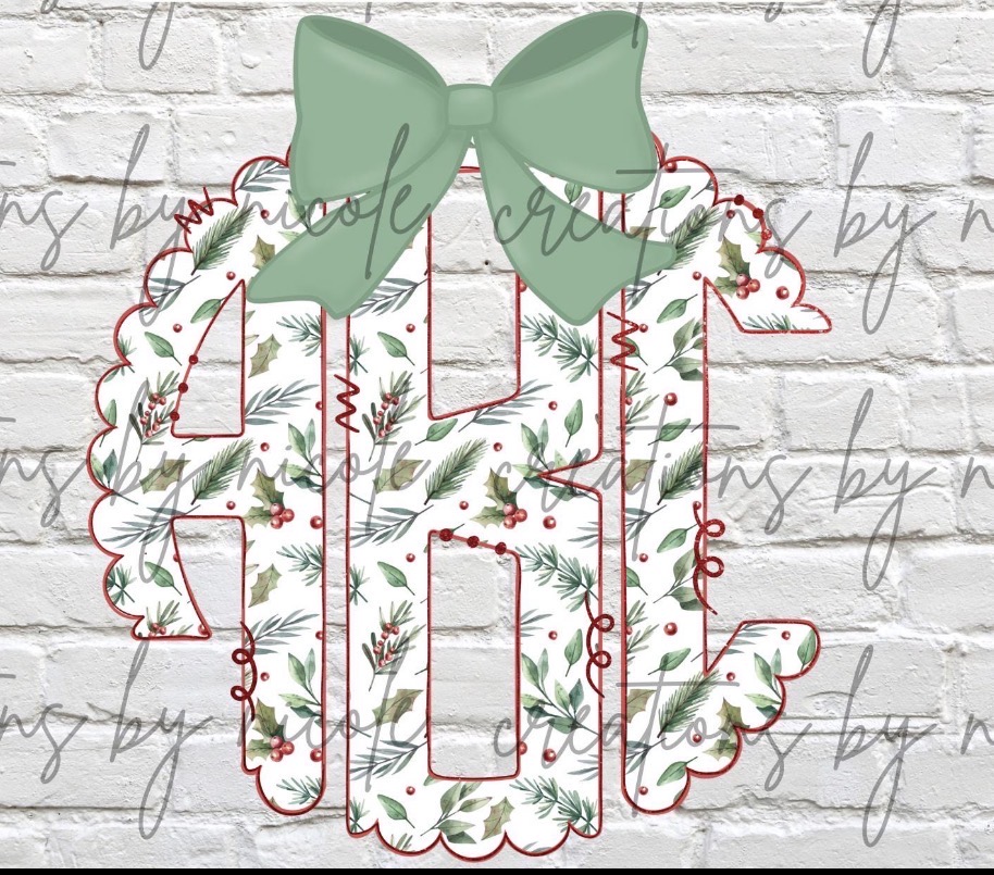 Festive Monogram 