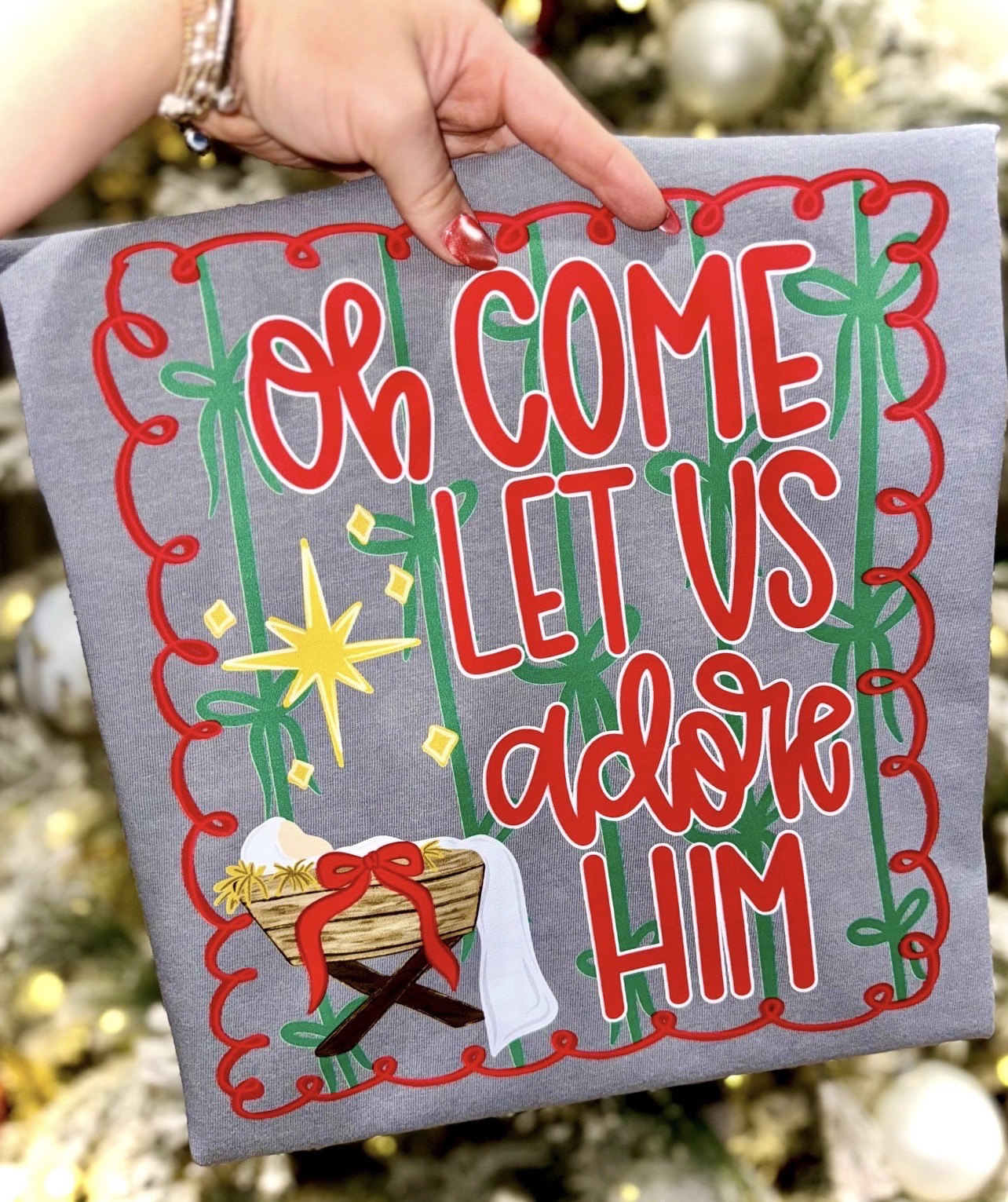 Oh come let us adore him ❤️