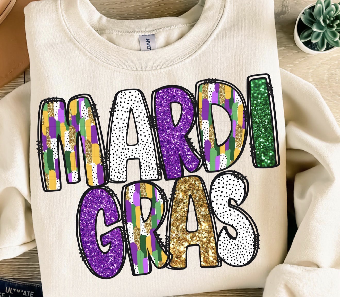 Mardi Gras Graphic T-Shirt