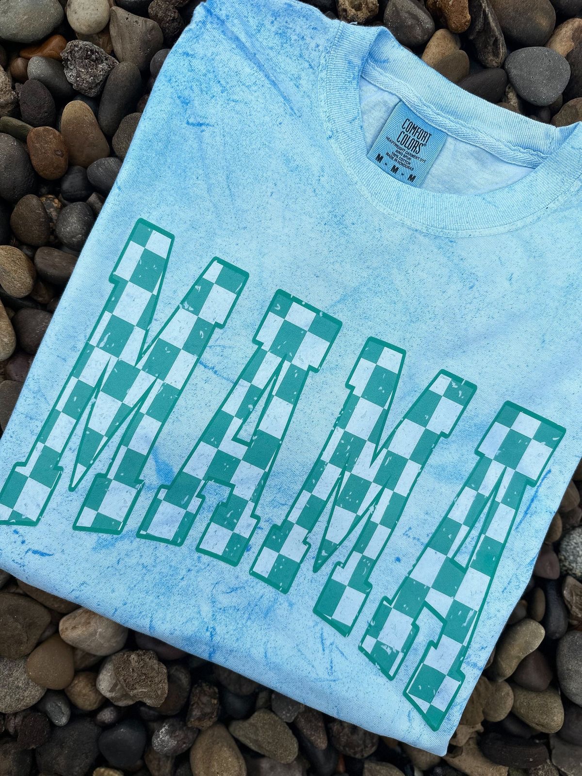 MAMA Checkered Color Blast T-Shirt