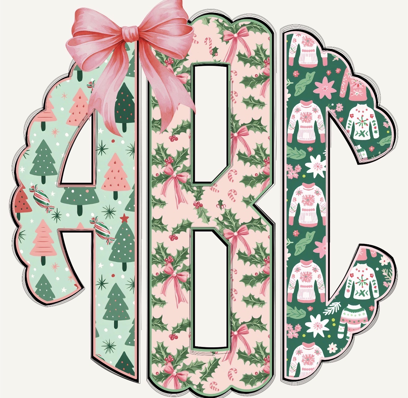 Festive Monogram 