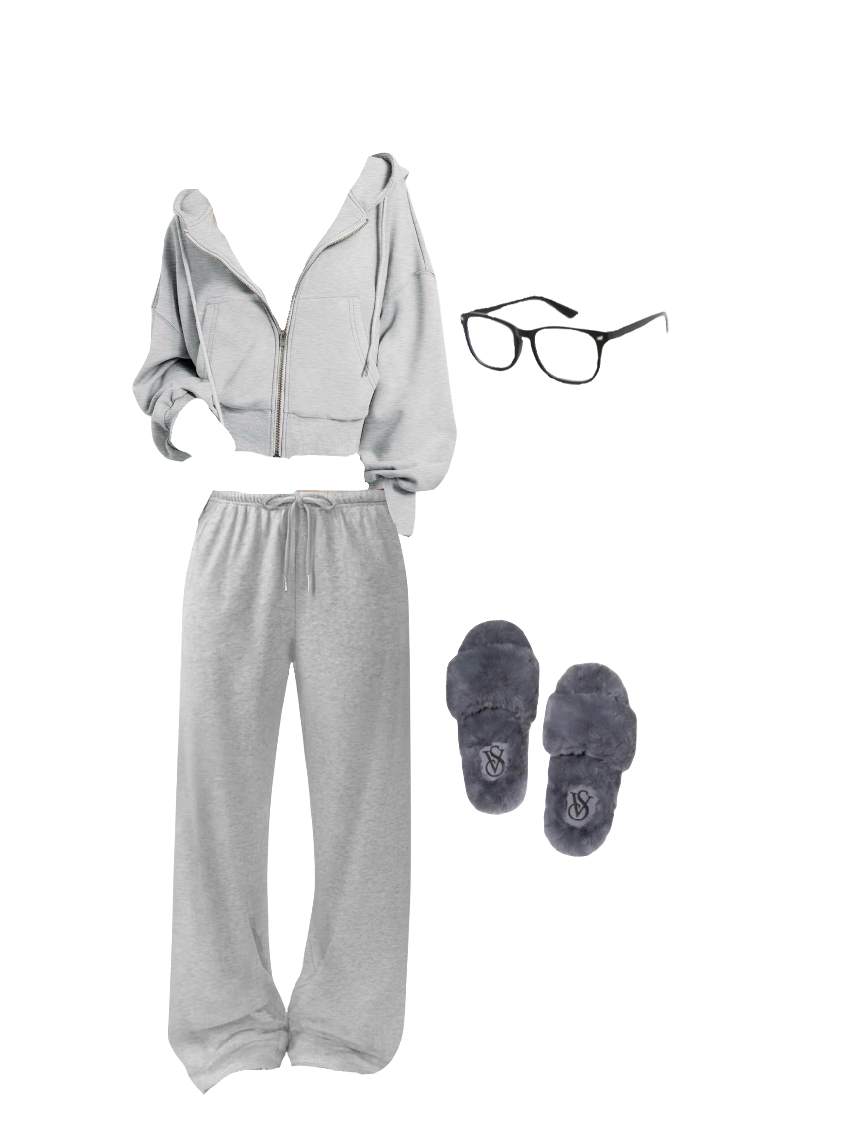 Heather Grey Cropped Zip Up