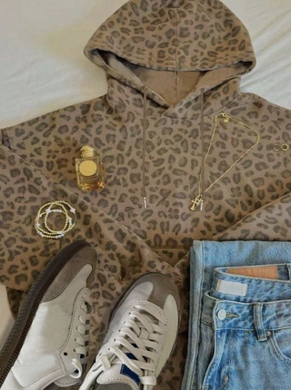 Cheetah Print Hoodie