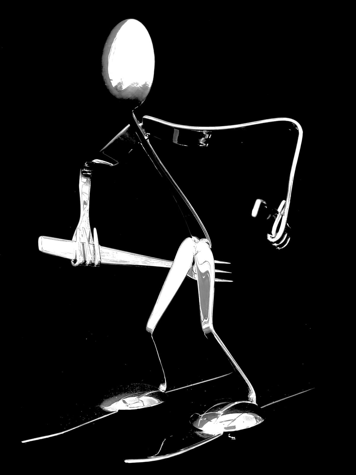 Metal Cutlery Sculpture