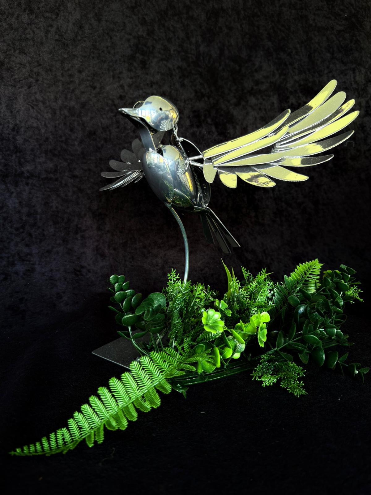 Metal Bird Sculpture