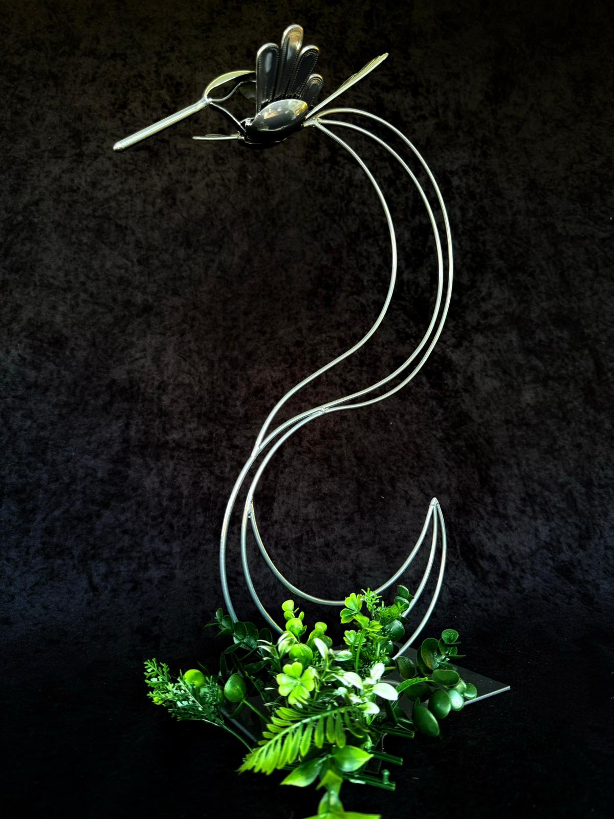 Metal Bird Sculpture