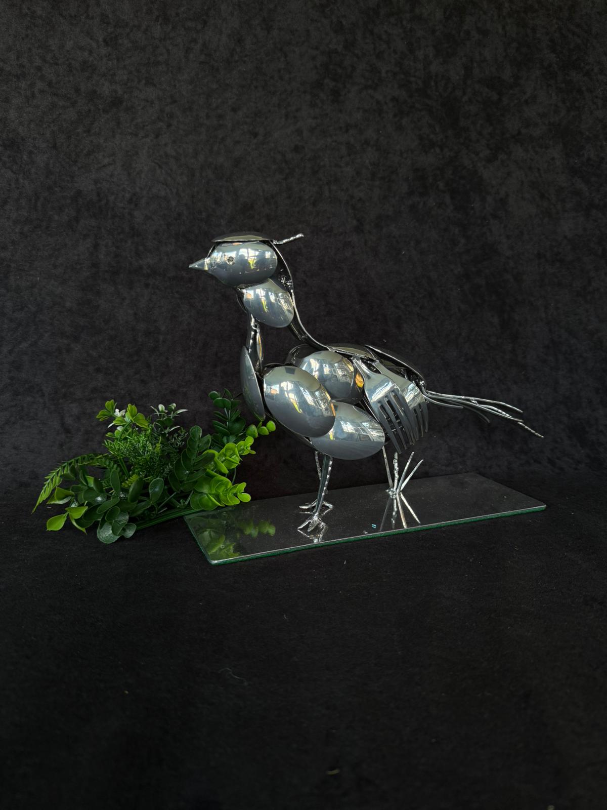 Metal Bird Sculpture