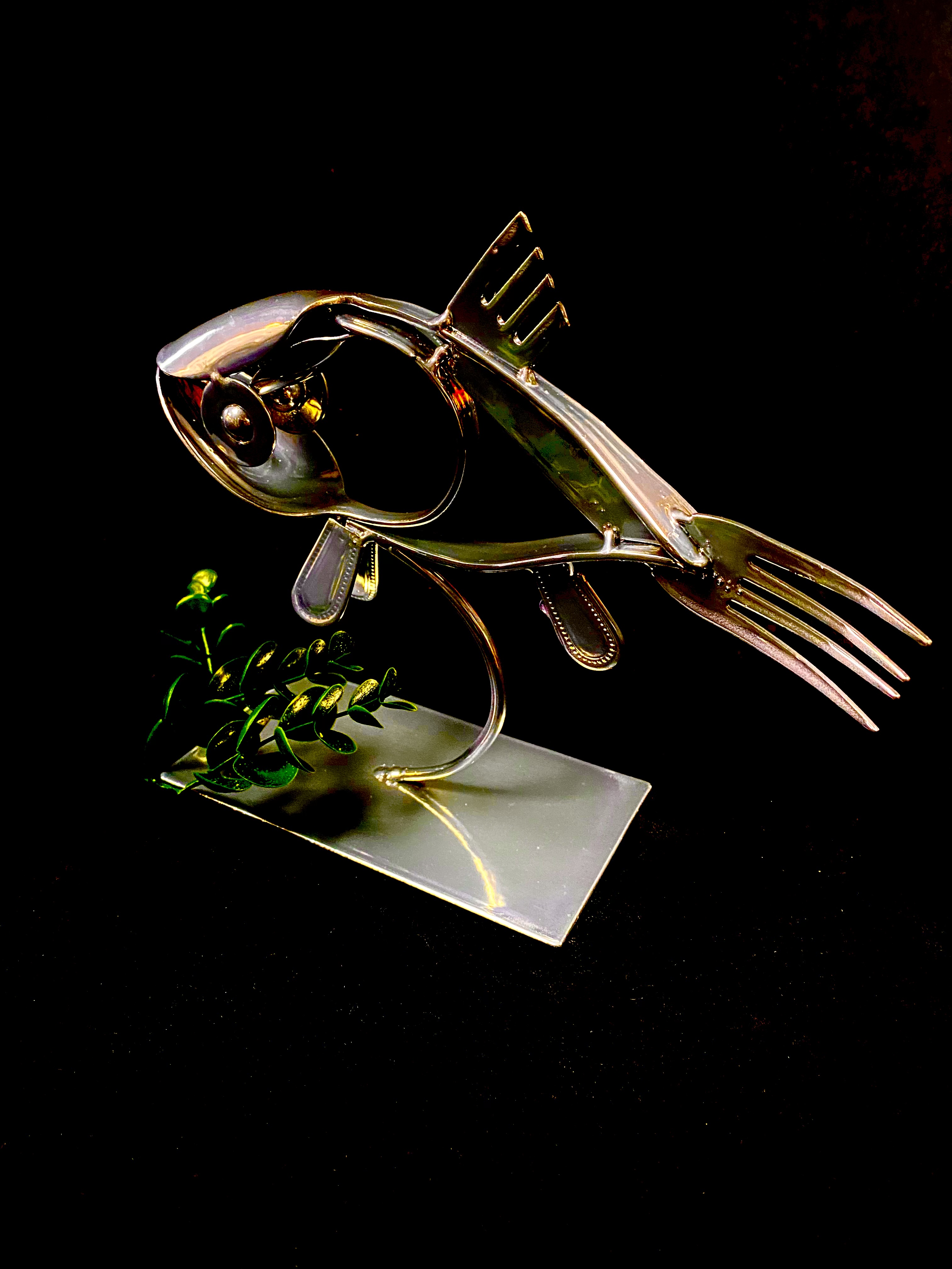 Metal Fish Sculpture