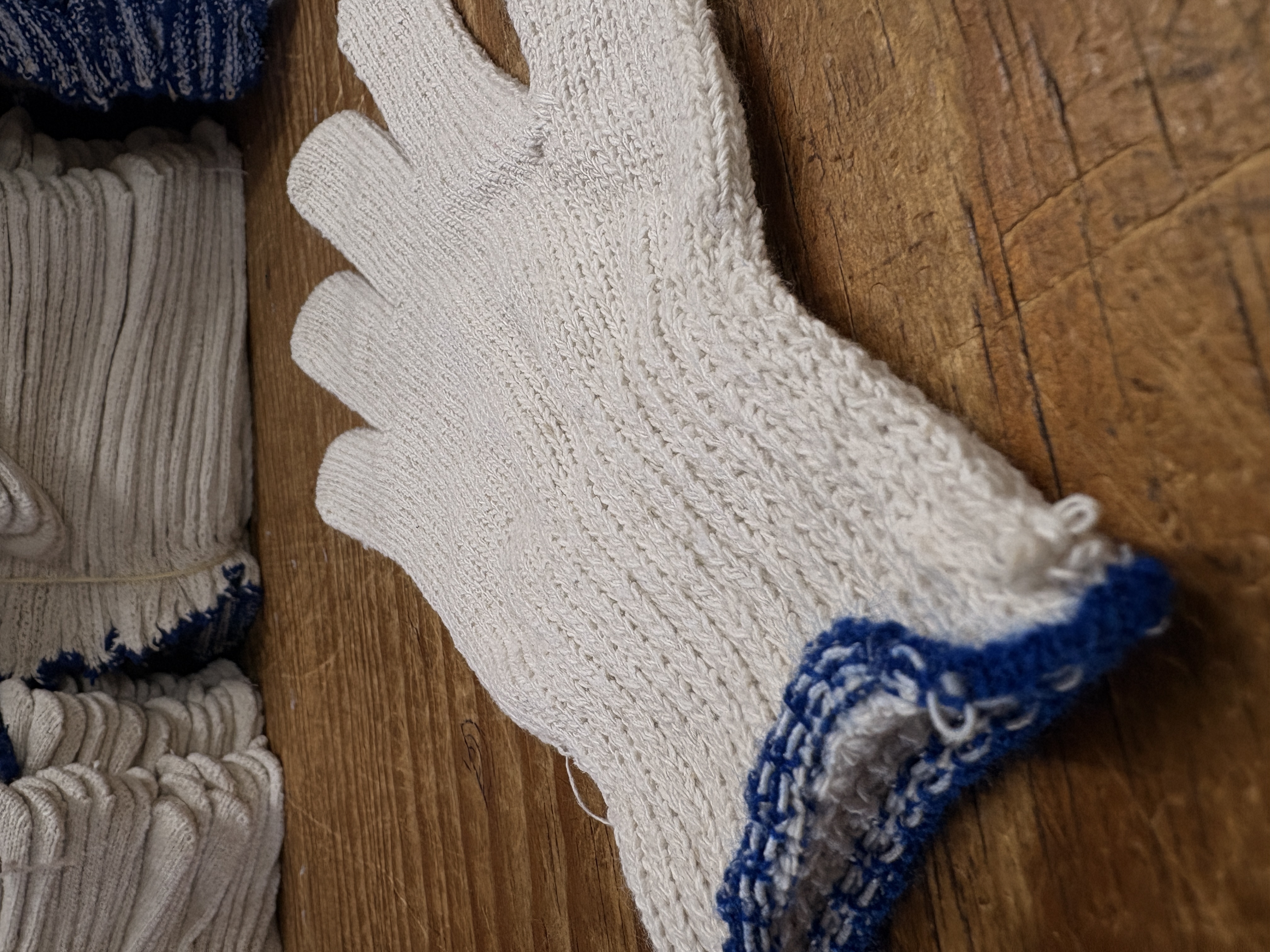 Guante japones crudo (blanco) 70gr