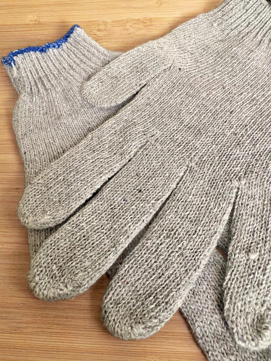 Guantes gris de 3 hilos (70gr)