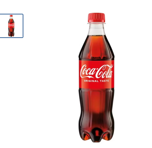 COCA-COLA NAPÓJ GAZOWANY 500 ML