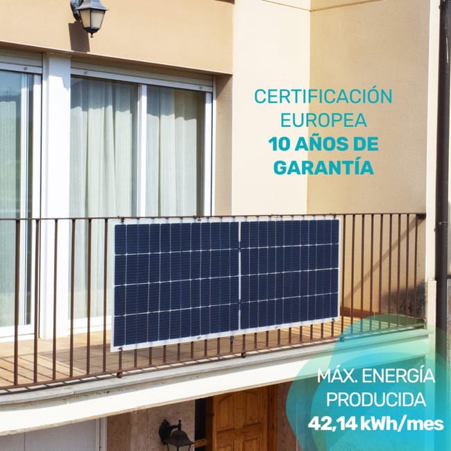Panel solar para balcón