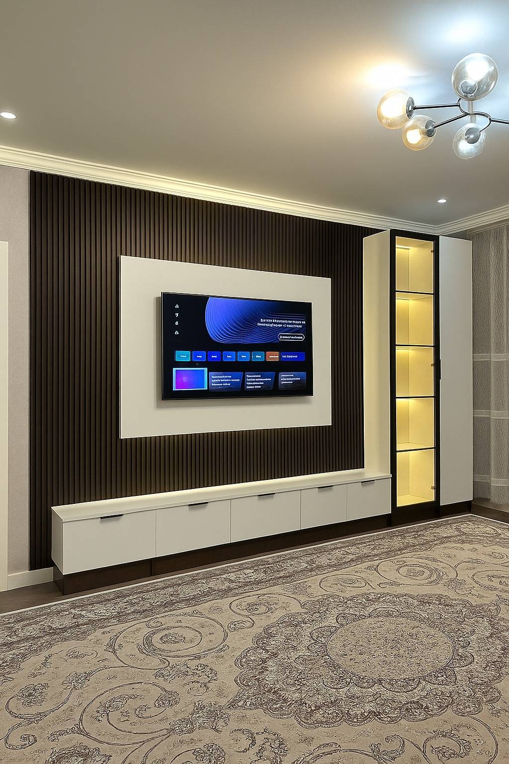 Modern Entertainment Wall Unit