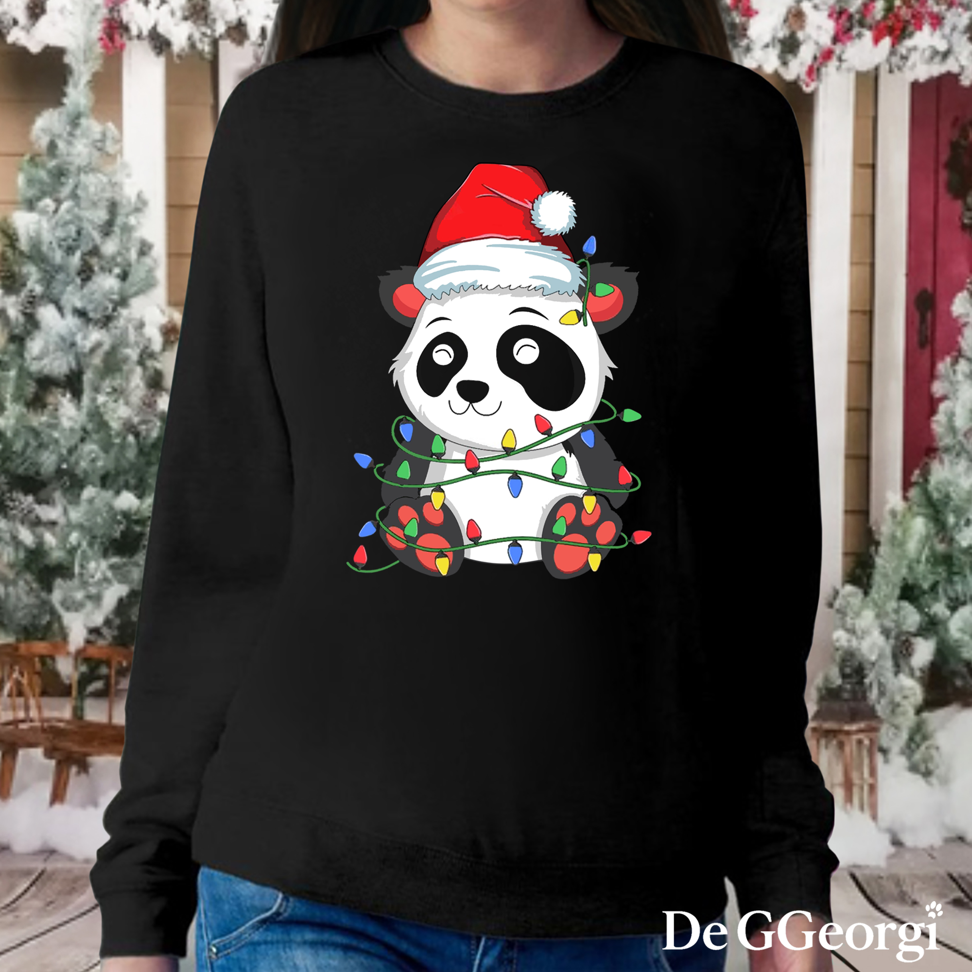 Christmas Panda Sweatshirt