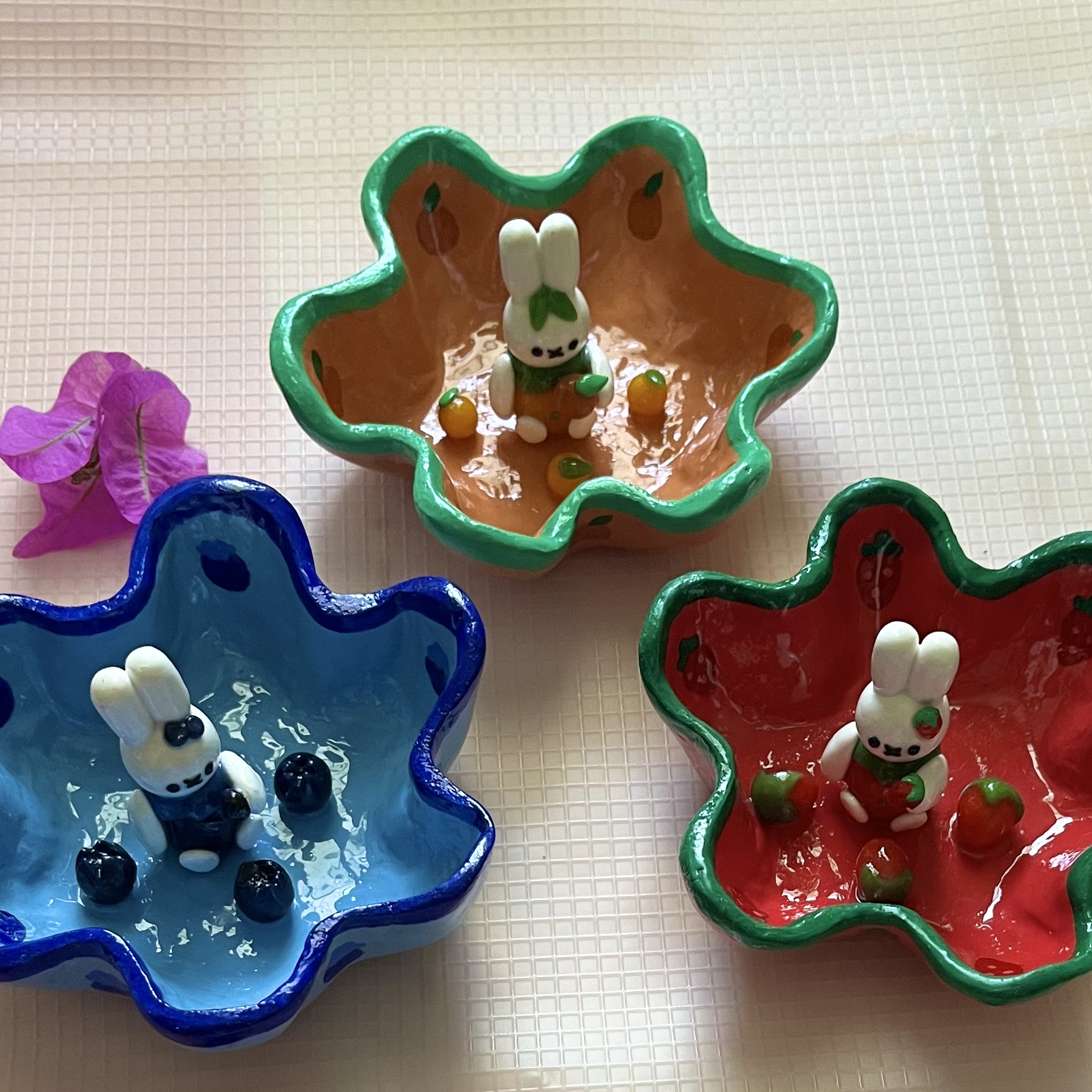 Fruit Trinket Dishes