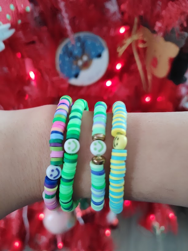 Colorful Beaded Smile Bracelets