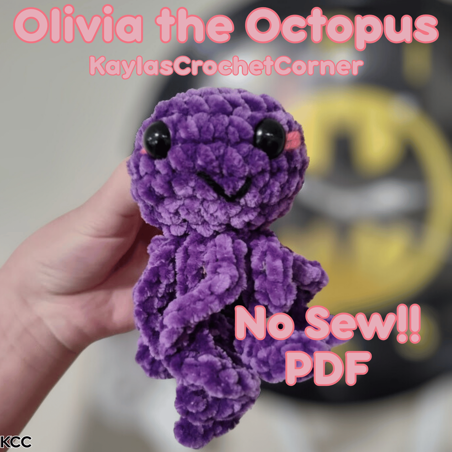 No-Sew Olivia the Octopus-No-Sew-Market Friendly-PDF