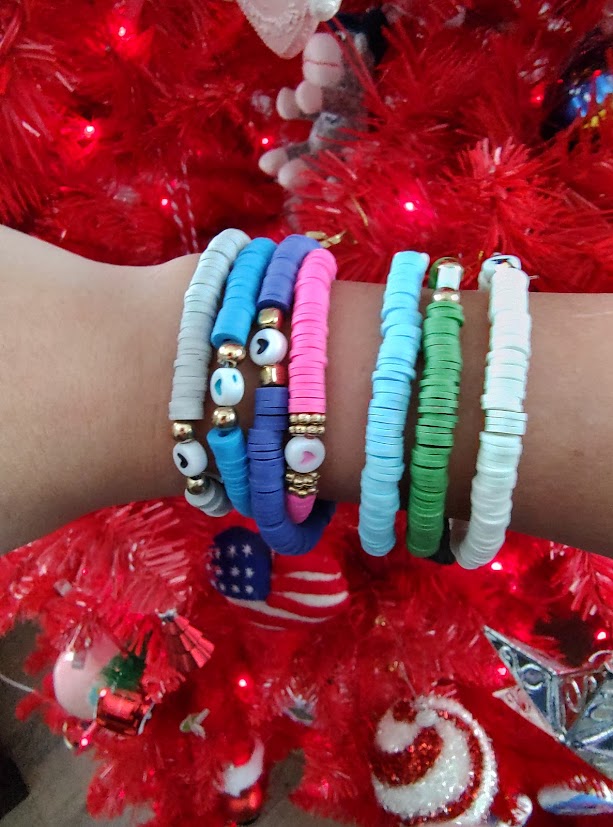 Colorful Beaded Bracelets Set