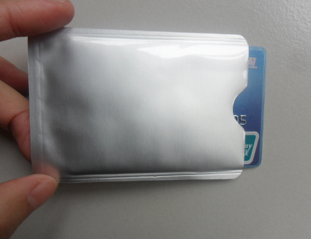 RFID Blocking Card or Passport Sleeve