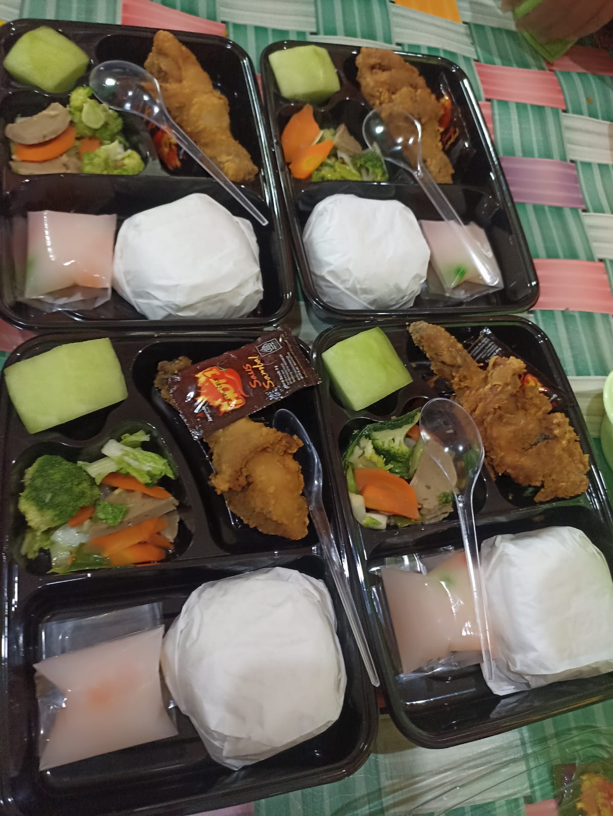 Fried Chicken Bento Meal