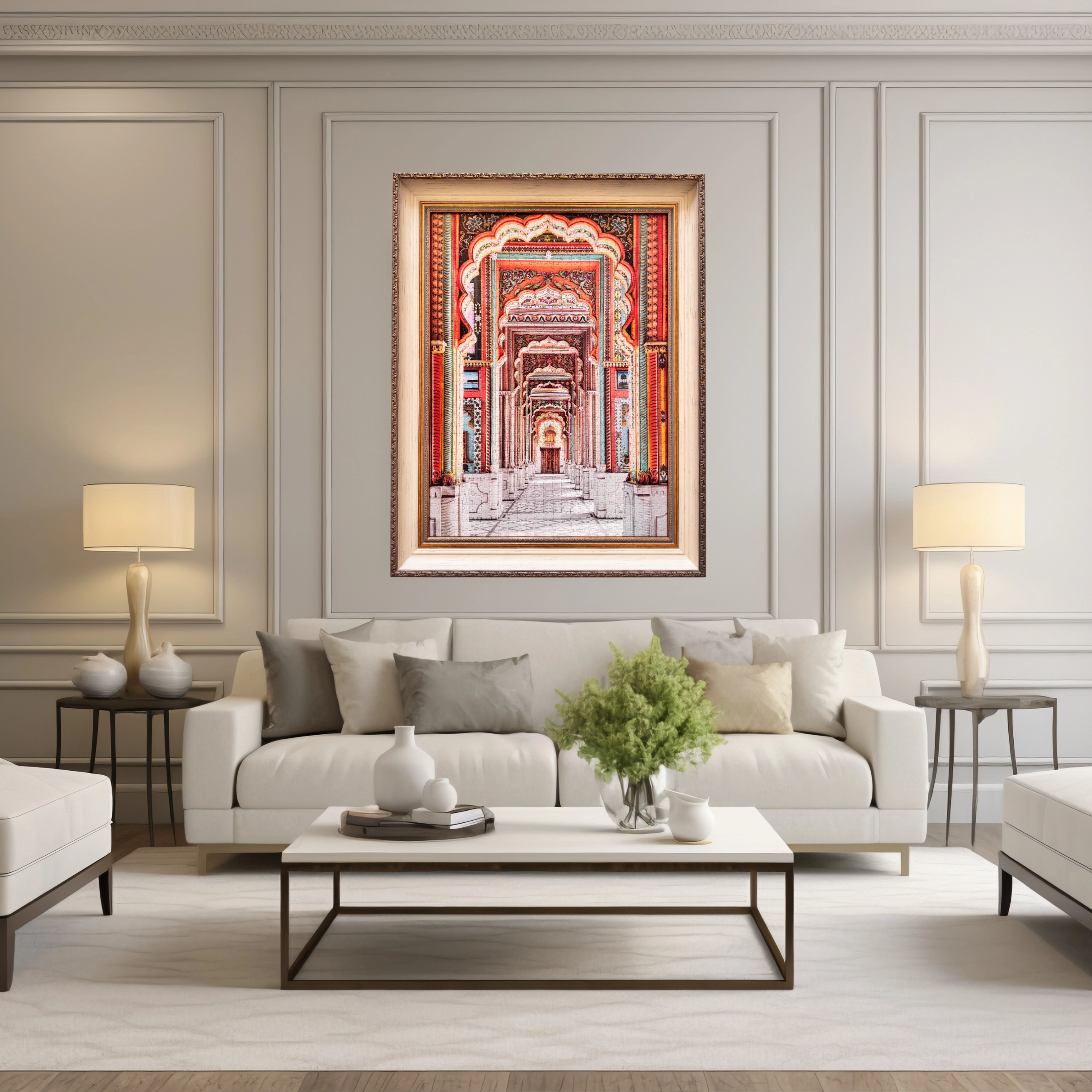Whispers of Jaipur – Luxury 1000 piece Handcrafted Puzzle Wall Art 