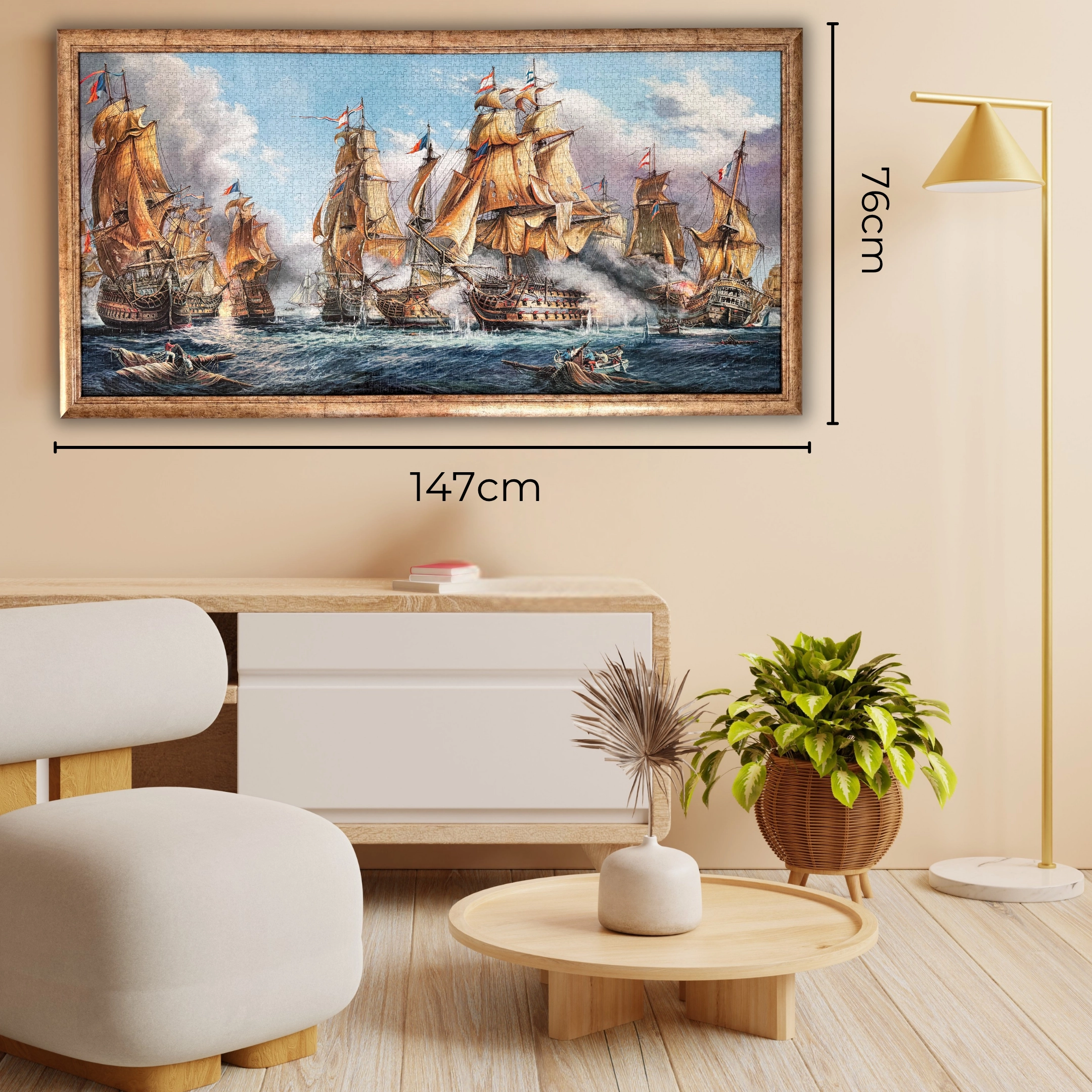 Majestic Ships – Luxury 4000 piece Handcrafted Puzzle Wall Art 